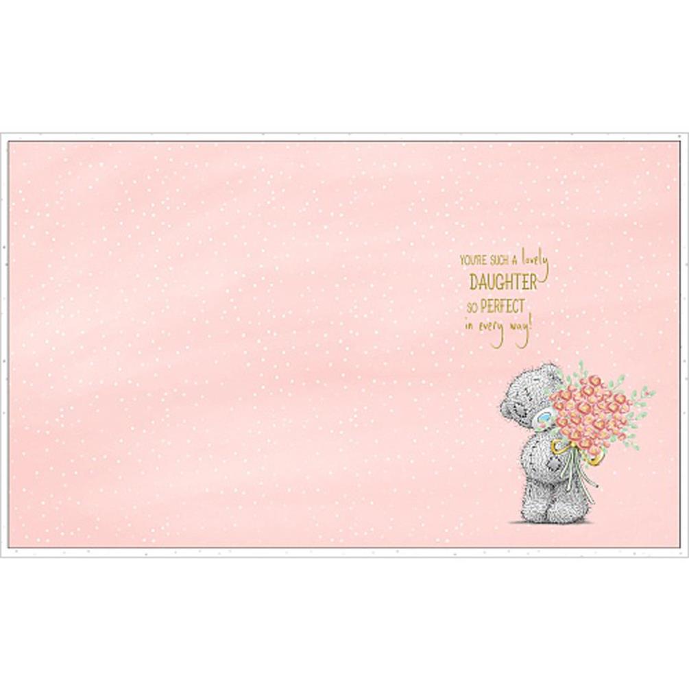 Wonderful Daughter Handmade Me to You Bear Birthday Card Extra Image 1